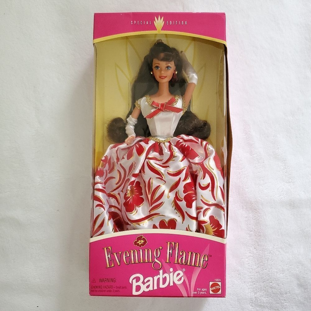 Vintage 1995 Special Edition Evening Flame Barbie New in Box